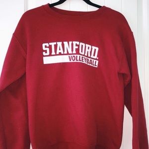 stanford volleyball crewneck